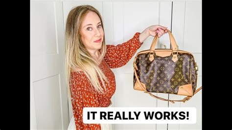 remove ink marks from Louis Vuitton handbag